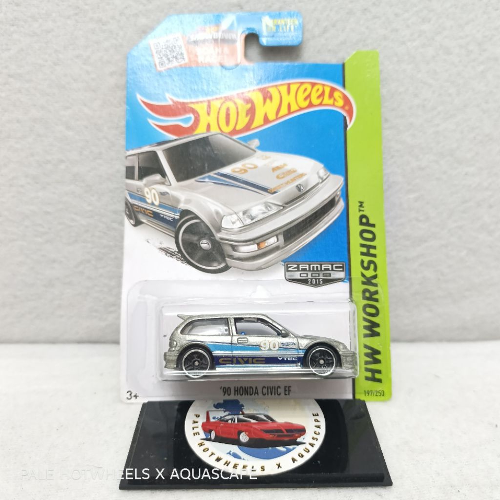 HOTWHEELS HONDA CIVIC EF ZAMAC 2015 RARE