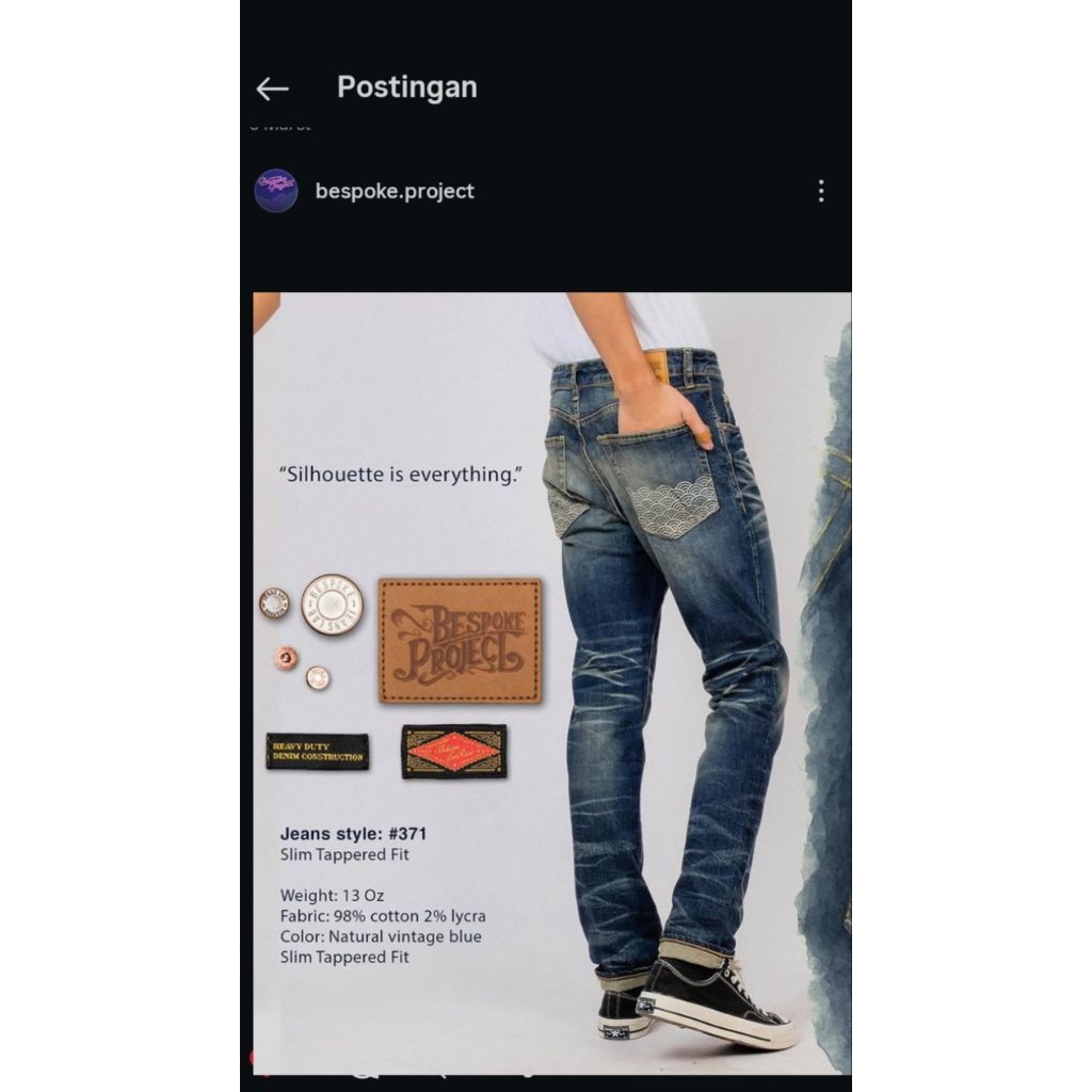 Denim bespoke