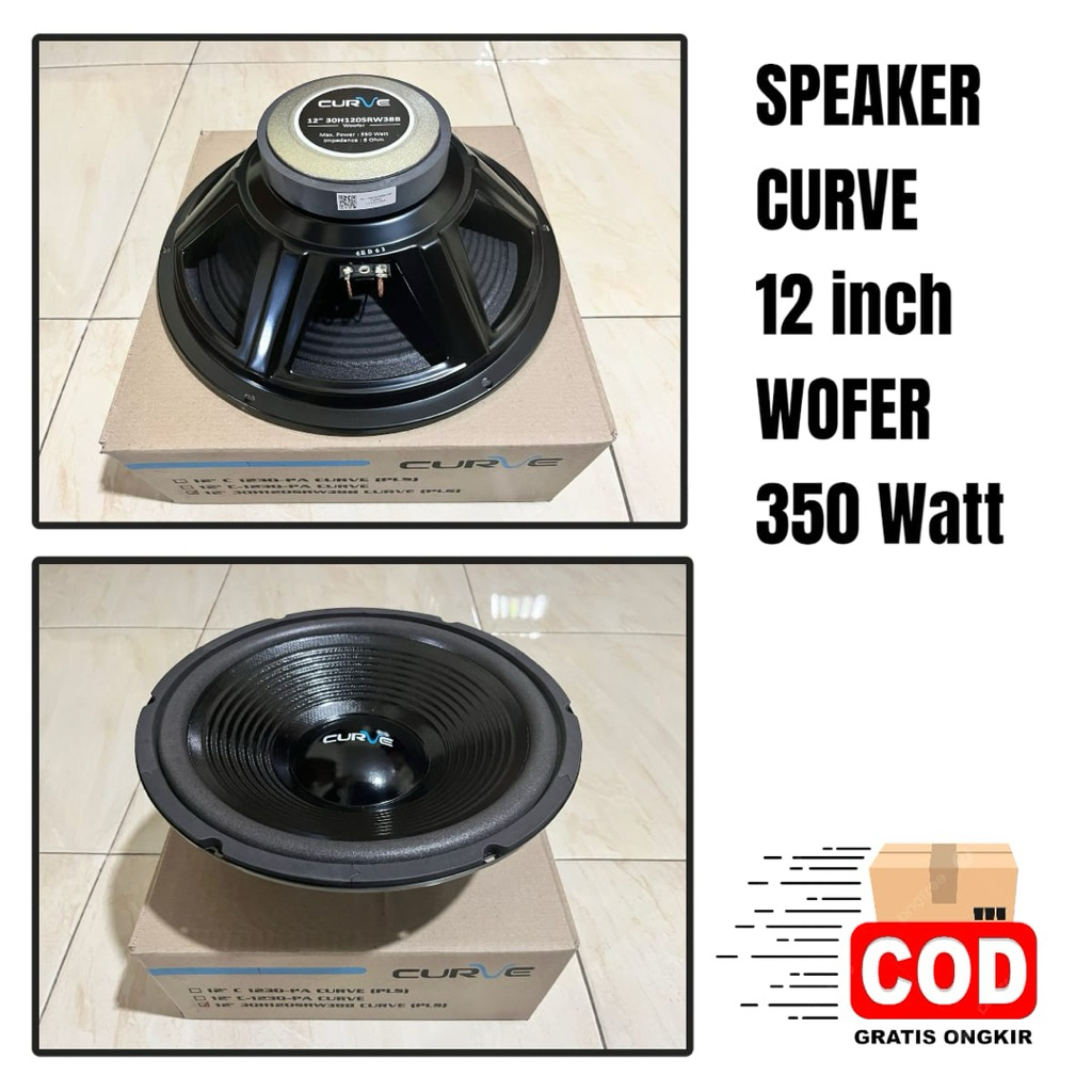 speaker ACR curve wofer 12 inch 350 watt 30H120SRW38B