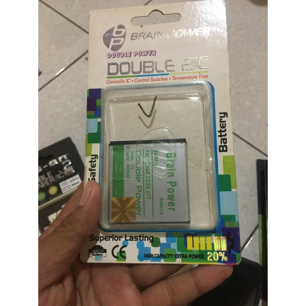 Baterai Evercoss A7T Batre EVERCOSS A8T A10T A10 A25 Double ic Power Battery HP Cross brain