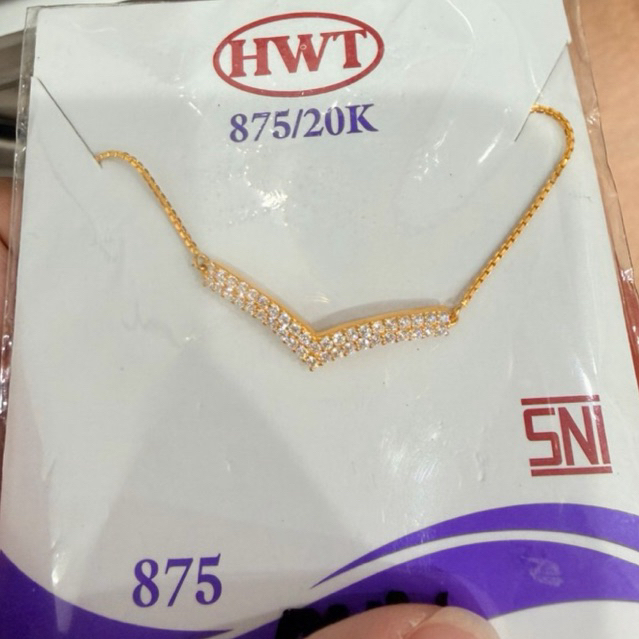 gelang serut aurel AD best seller elegant emas asli kadar 875