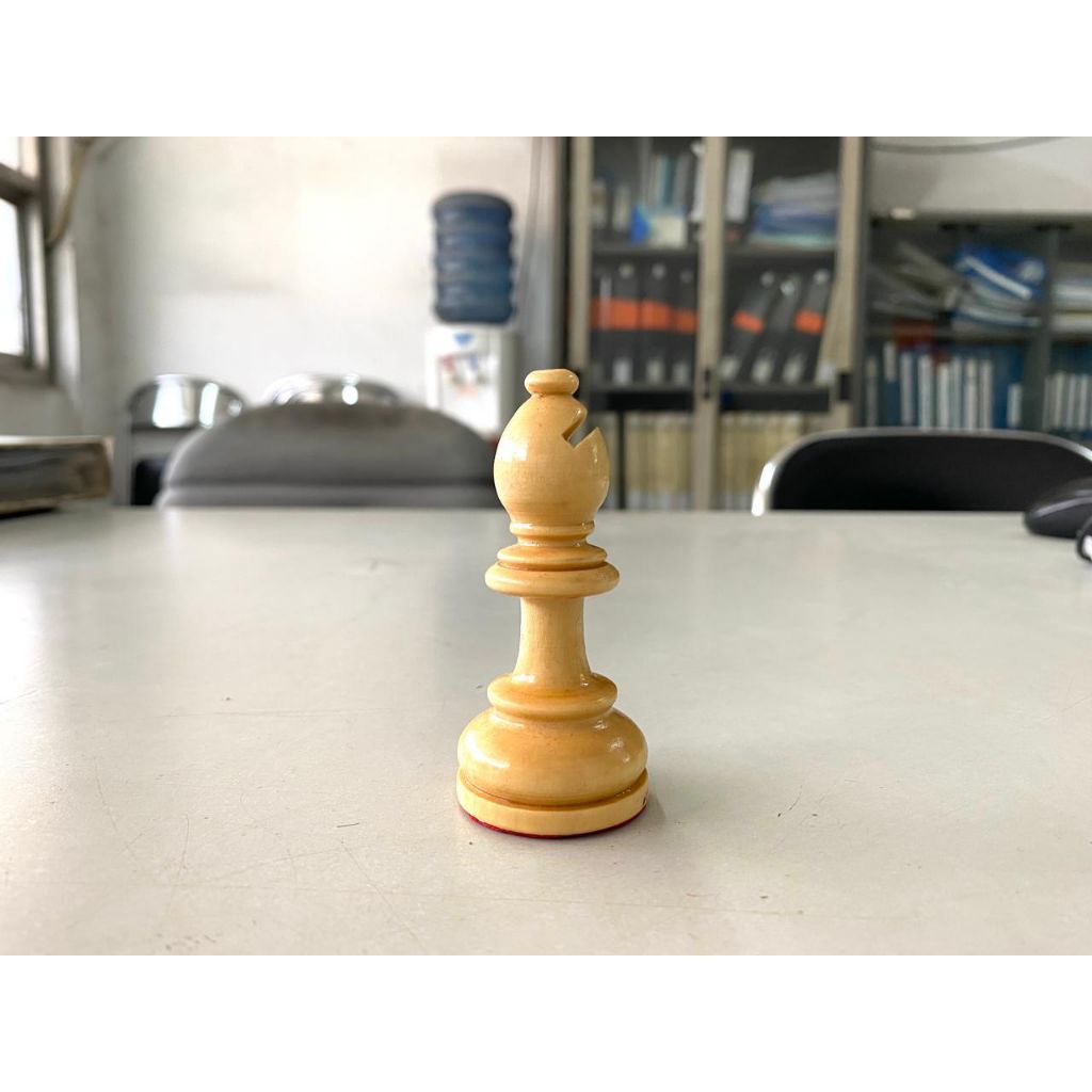 Bidak catur kayu satuan