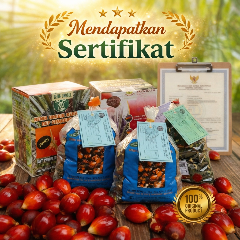 Bibit Kecambah Sawit DXP Simalungun Asli PPKS – Resmi Bersertifikat, Siap Tanam