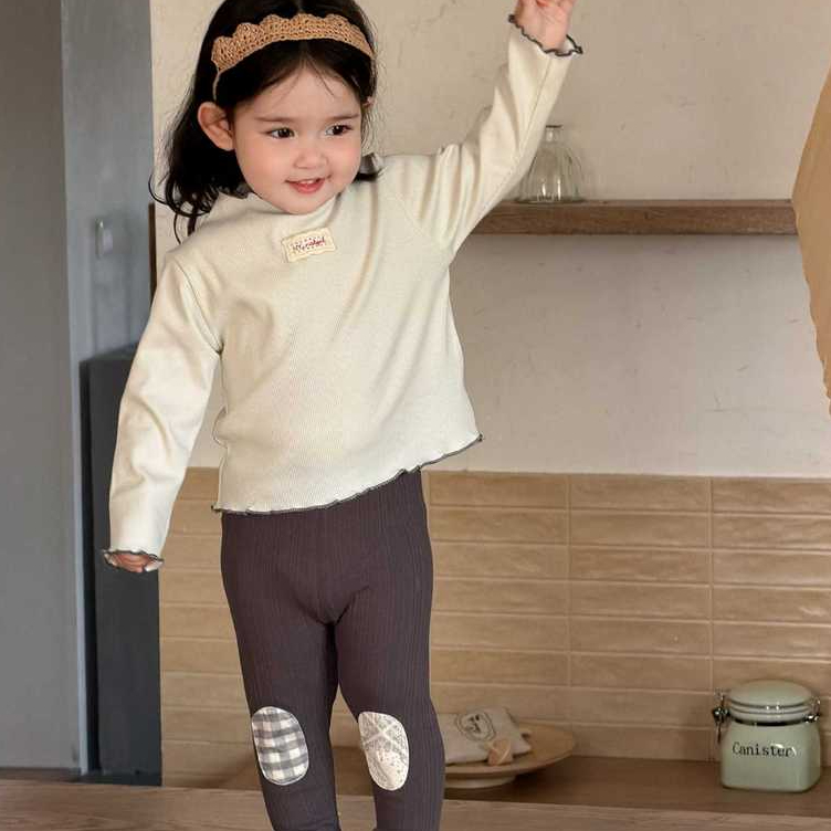 Mentari Kecil Set cardigan dan legging rajut untuk anak perempuan