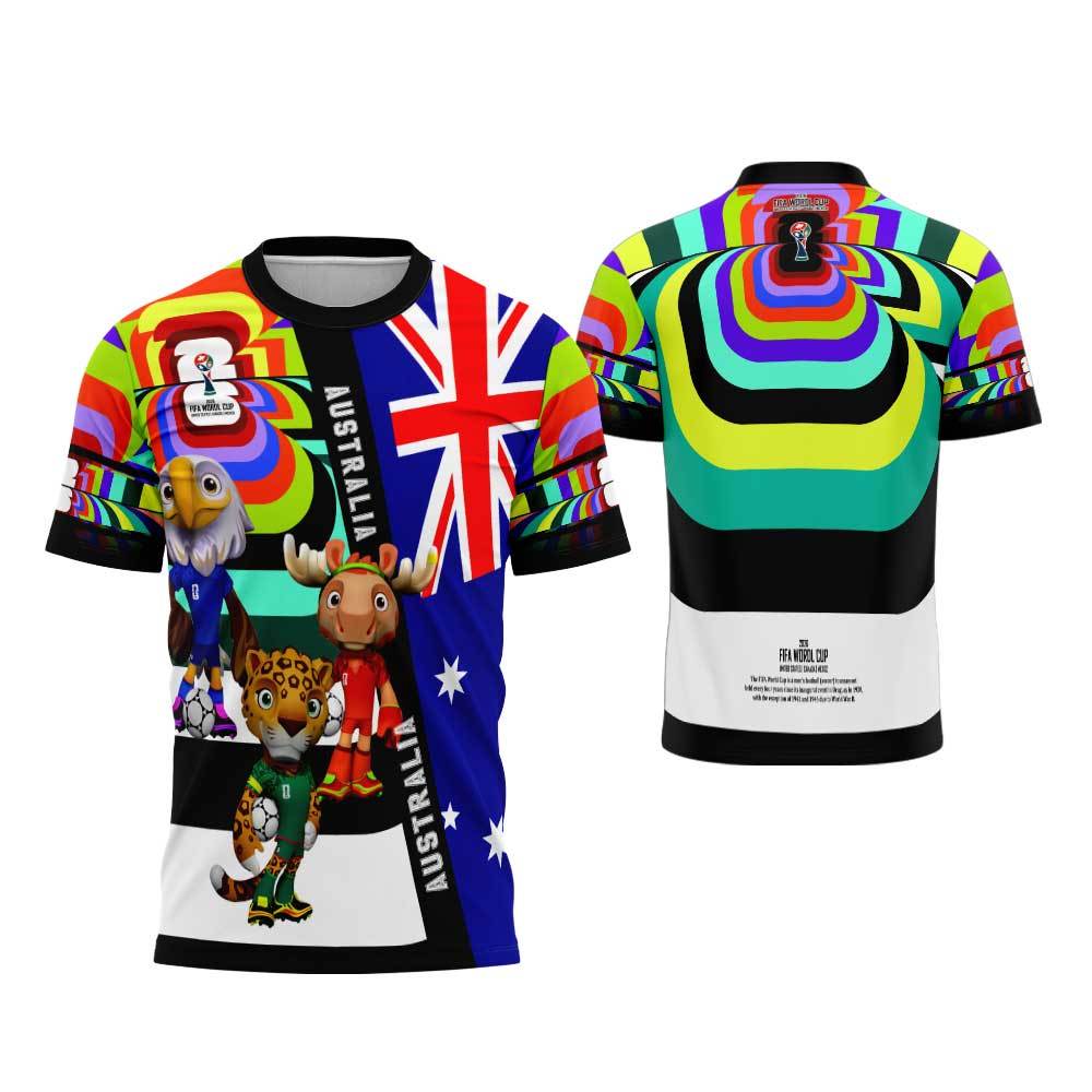 JERSEY BOLA JERSEY AUSTRALIA AWAY WORLDCUP 2026 AUSTRALIA AWAY PILDUN JERSEY SUBLIMATION TECNOLOGY T