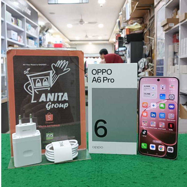 EX DEMO OPPO A6 PRO RAM 8/128GB (GRAY) FULLSET