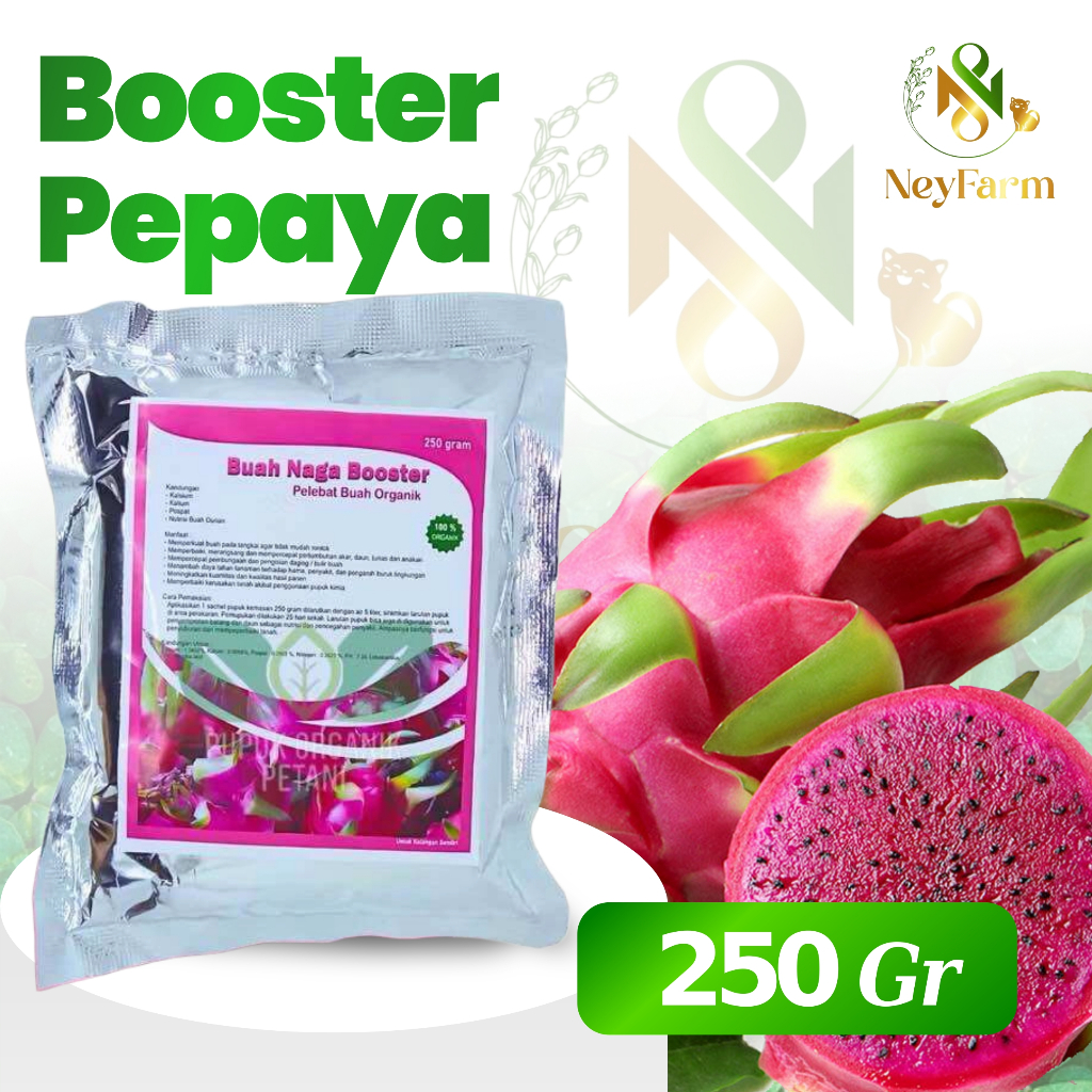 Pupuk Organik Booster Buah Naga Pupuk Pelebat Buah Naga Perangsang Buah Anti Rontok