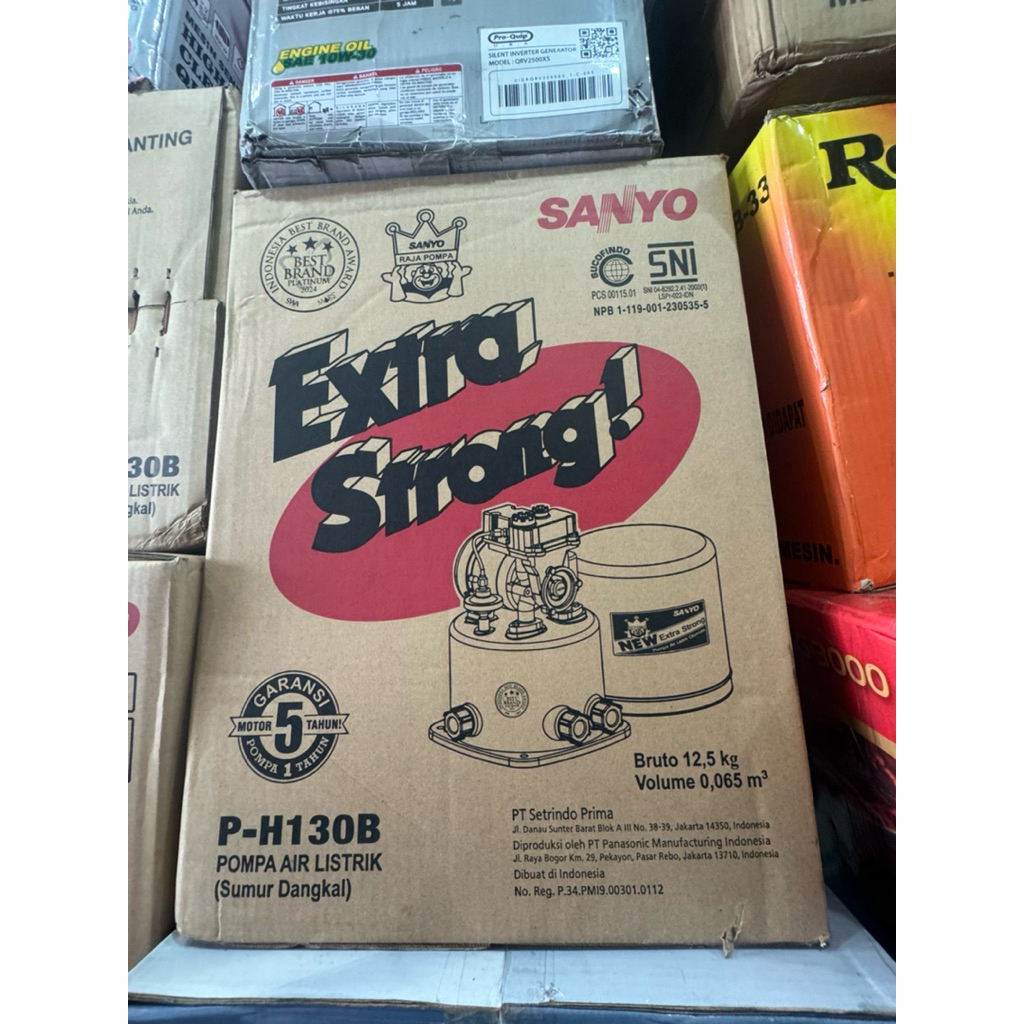 POMPA AIR SANYO PH-130B  / PH-130B / PH-130B OTOMATIS ORIGINAL GARANSI RESMI SANYO
