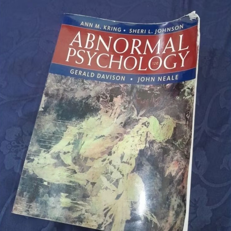 [PRELOVED] Buku Abnormal Psychology 12th edition (2012) Ann M. Kring, Sheri L. Johnson, Gerald Davis