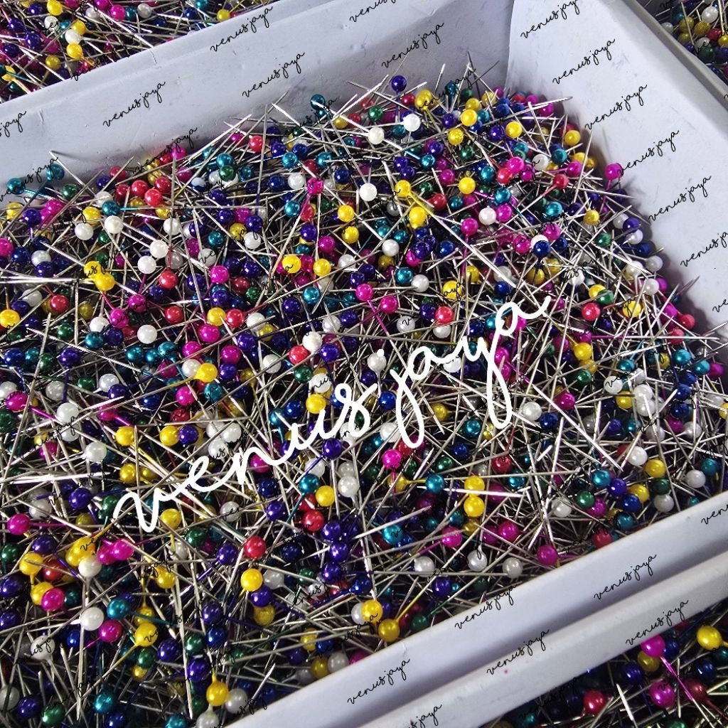 Jarum Pentul Kiloan Anti Karat Premium / Jarum Pentul warna warni