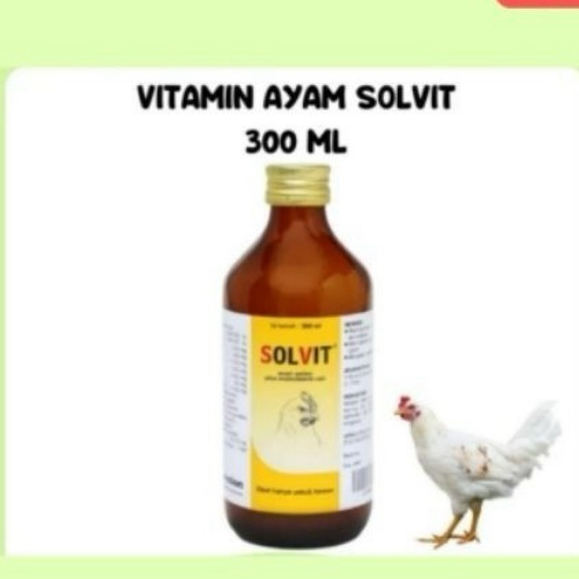 300 ml SOLVIT VITAMIN AYAM TELUR BERBOBOT BERBIBIT BY MEDION