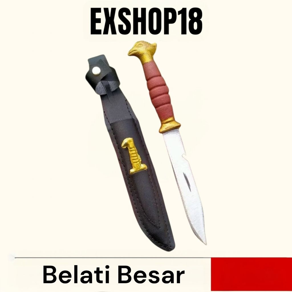 Pisau Pramuka Besar / Belati Pramuka Besar / Pisau Bowie Besar
