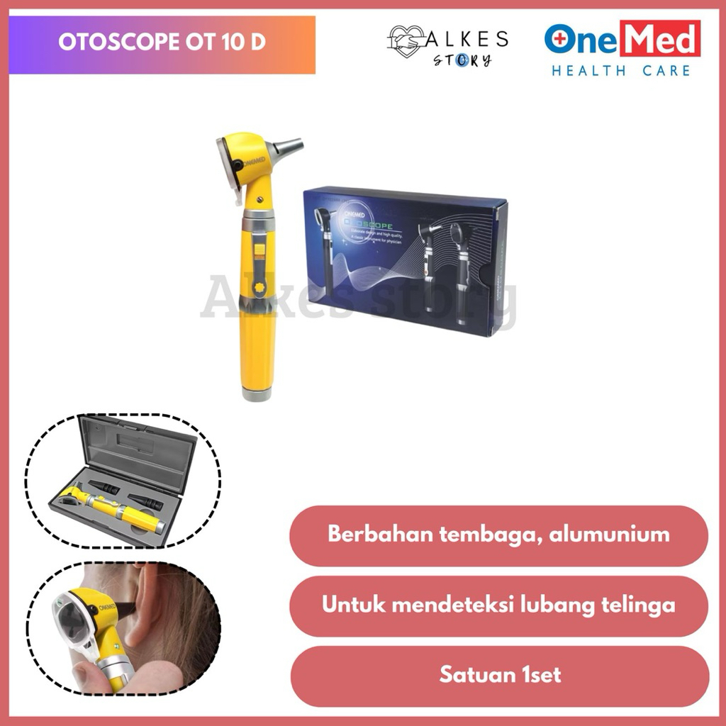 ONEMED-ALKESSTORY Otoscope/Otoskop Yellow Series