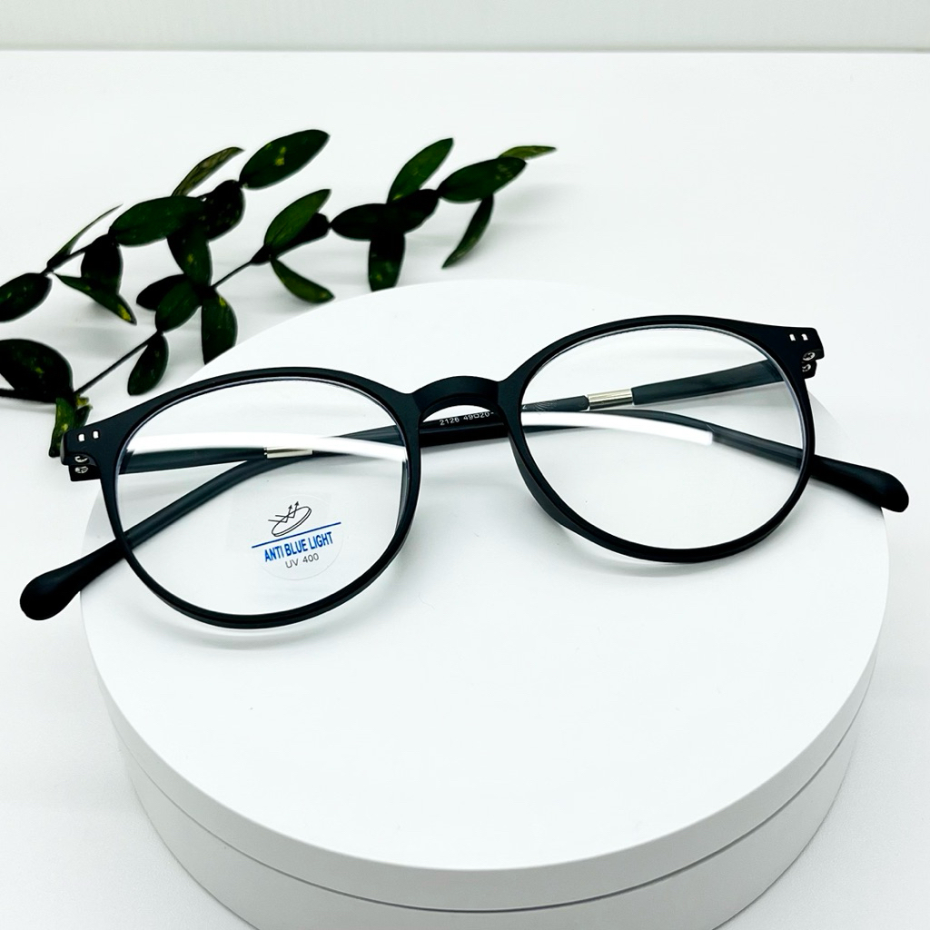 Kacamata Lensa Bluecromic Minus & Selinder Tinggi Berubah Warna Anti Radiasi Bluecromic