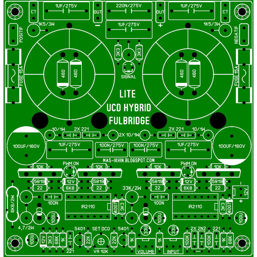 PCB UCD HYBRID LITE FULLBRIDGE