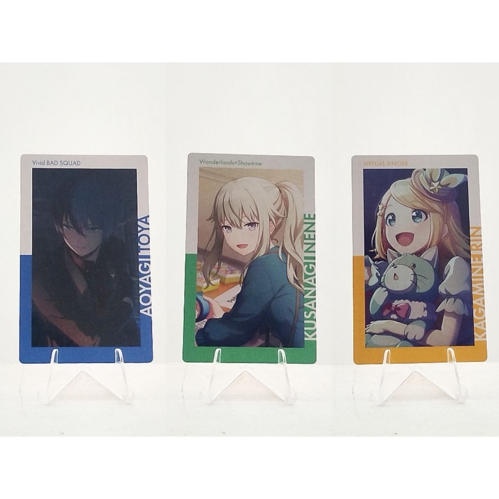 Epick Card PJSK Aoyagi Toya, Kusanagi Nene, Kagamine Rin