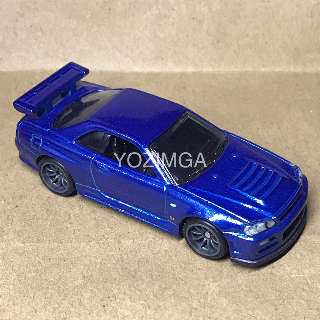 HOT WHEELS FAST SUPERSTAR NISSAN SKYLINE GTR BN R 34 LOOSE