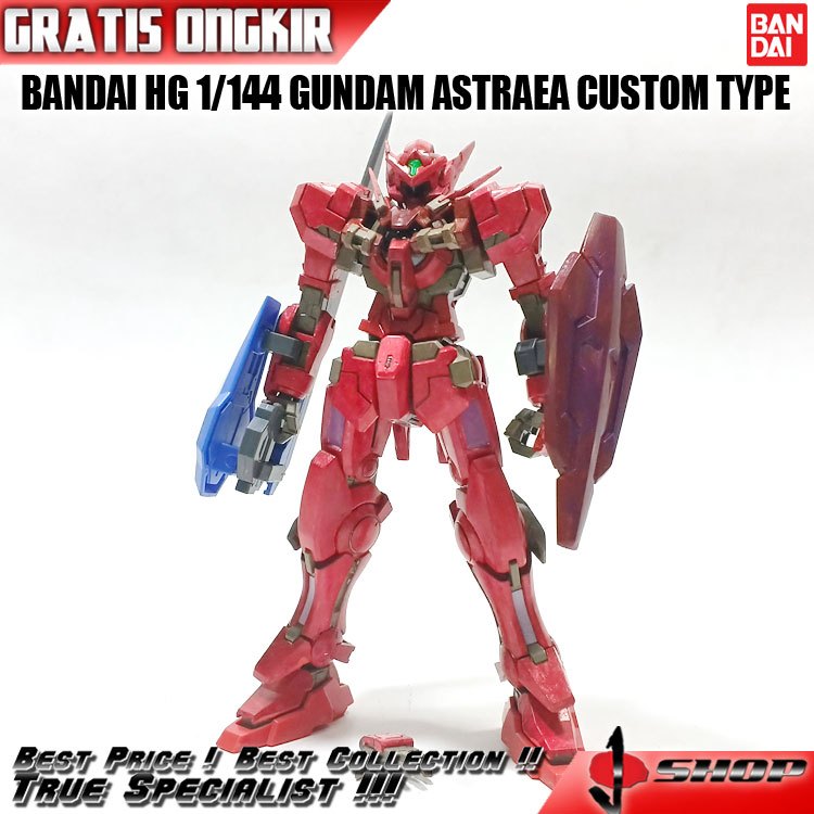 BANDAI HG 1/144 GUNDAM ASTRAEA CUSTOM TYPE (PAINTED) HG3817