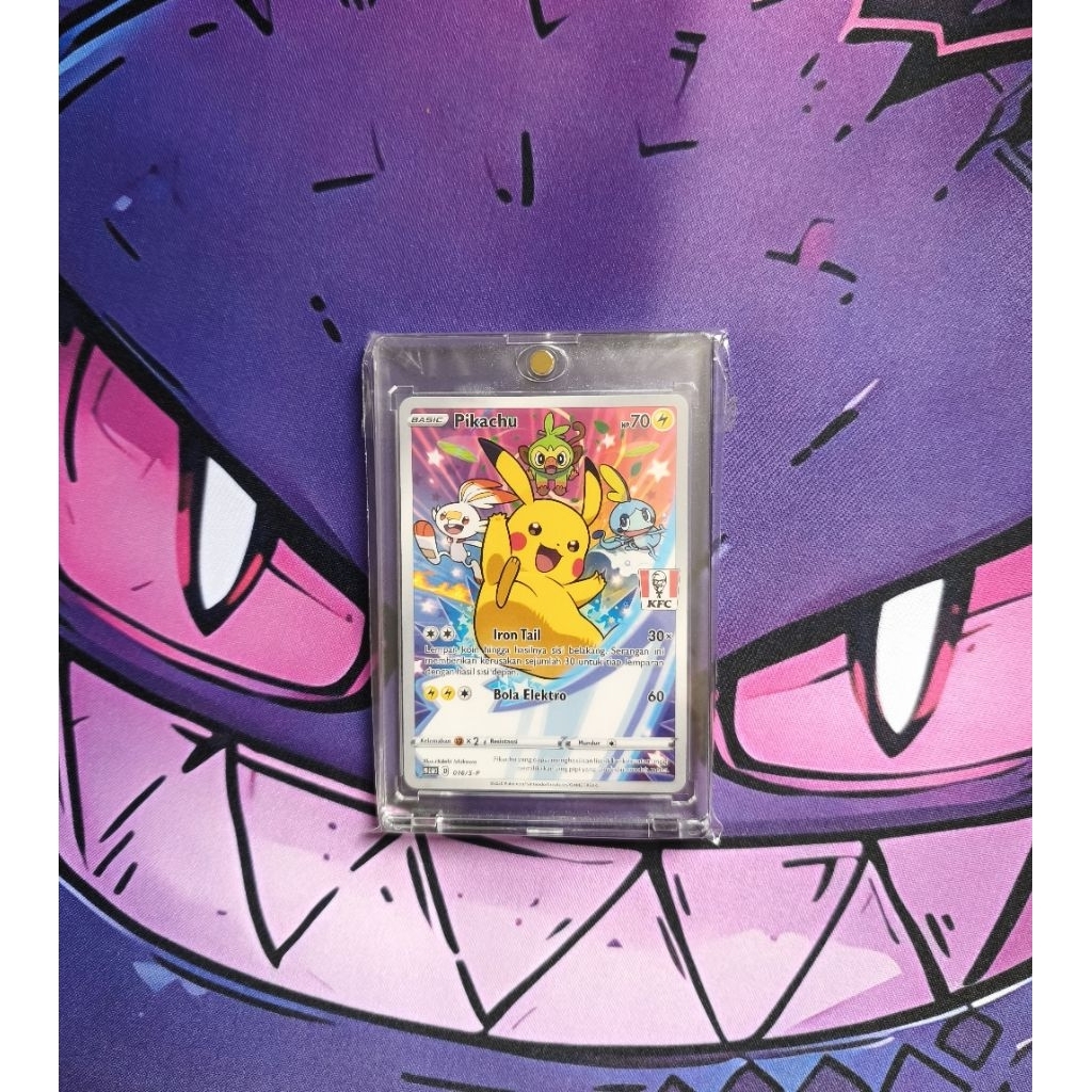 KARTU POKEMON PIKACHU PROMO KFC INDONESIA