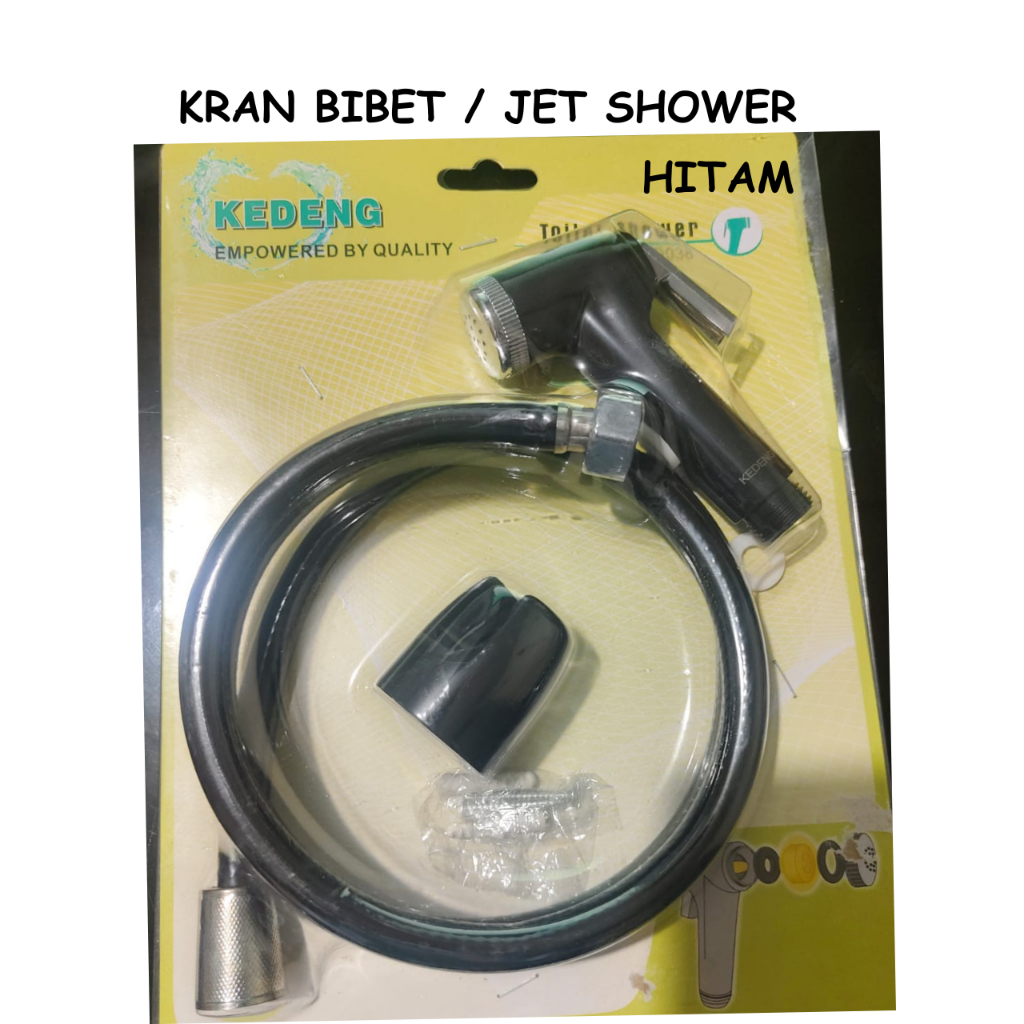 SPRAY BIDET KRAN BIDET  JETSHOWER KRAN CEBOK HITAM