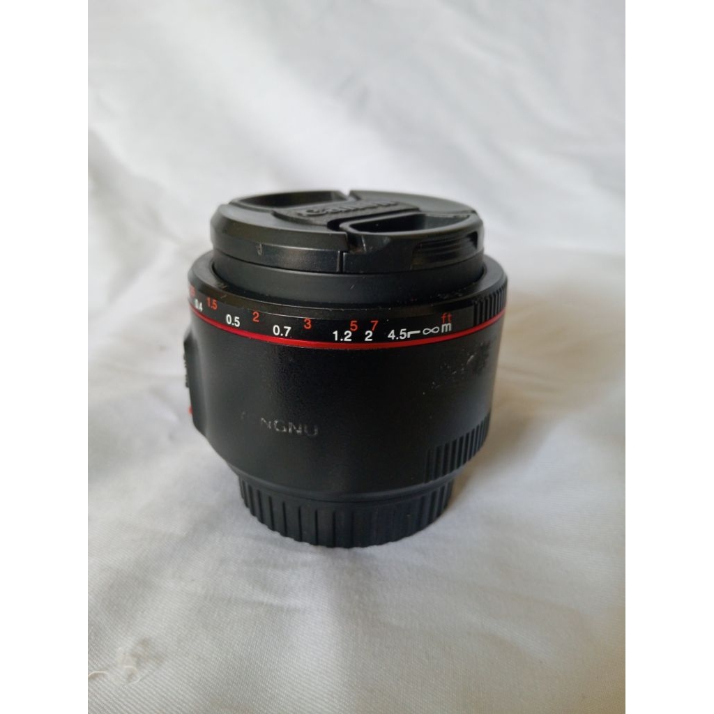 Lensa Fix Yongnuo 50MM F1.8 Mark II For Canon Second