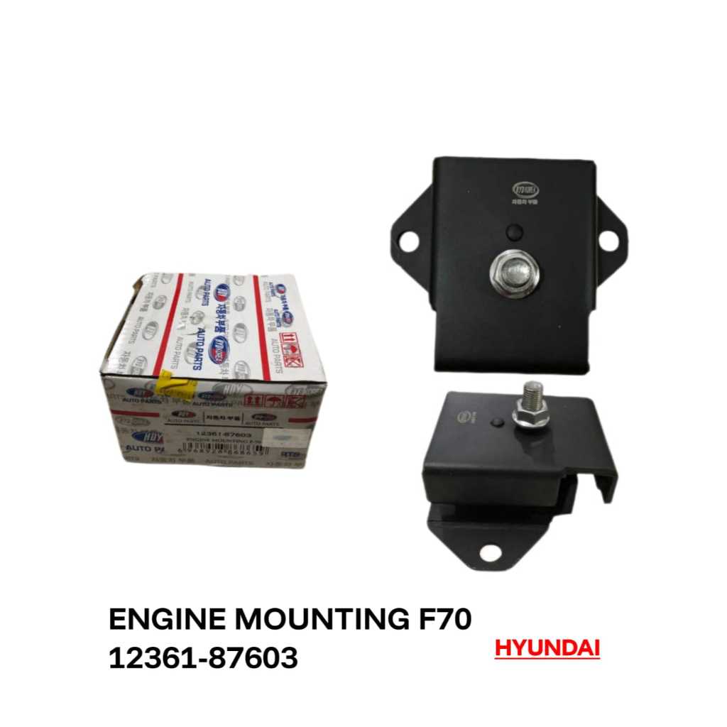 ENGINE MOUNTING/ BANGKU MESIN F70/GT 12361-87603 HYUNDAI