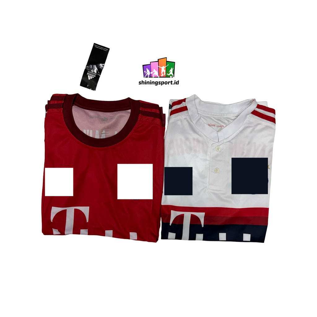 Jersey Bola Dewasa Retro Club Bayern Munchen GO Home Away 2015/2016 Clima Cool