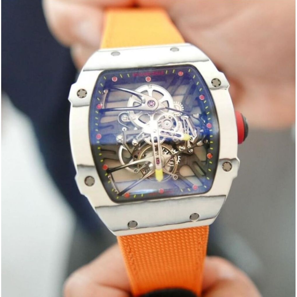 RM27-02 TOURBILLON JAM TANGAN RAFAEL NADAL LUXURY MANUAL WINDING