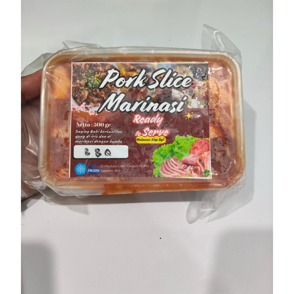 Pork Slice Marinasi  500gr