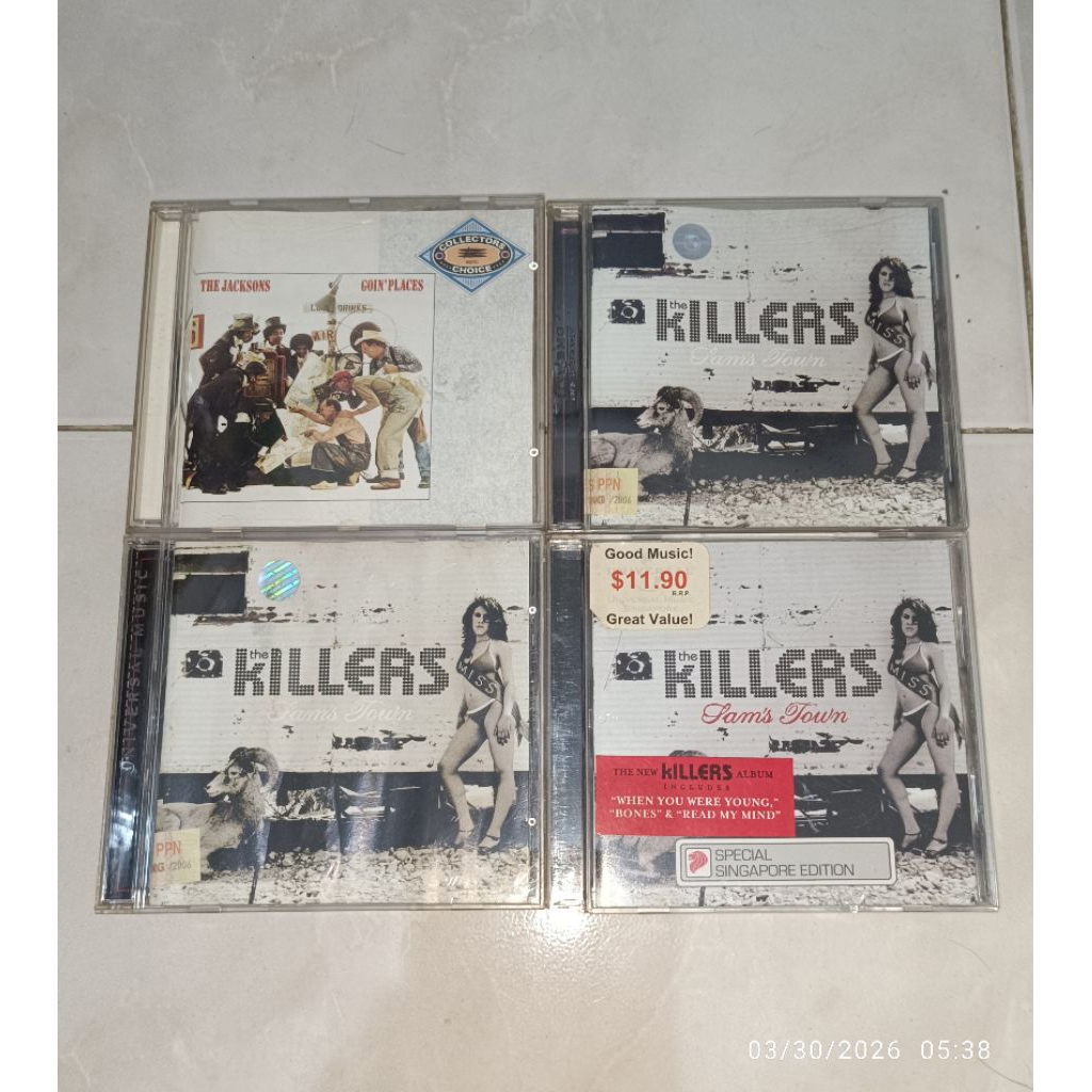 cd THE JACKSONS-Goin' Places / THE KILLERS-Sam's Town (1) / THE KILLERS-Sam's Town (2) / THE KILLERS