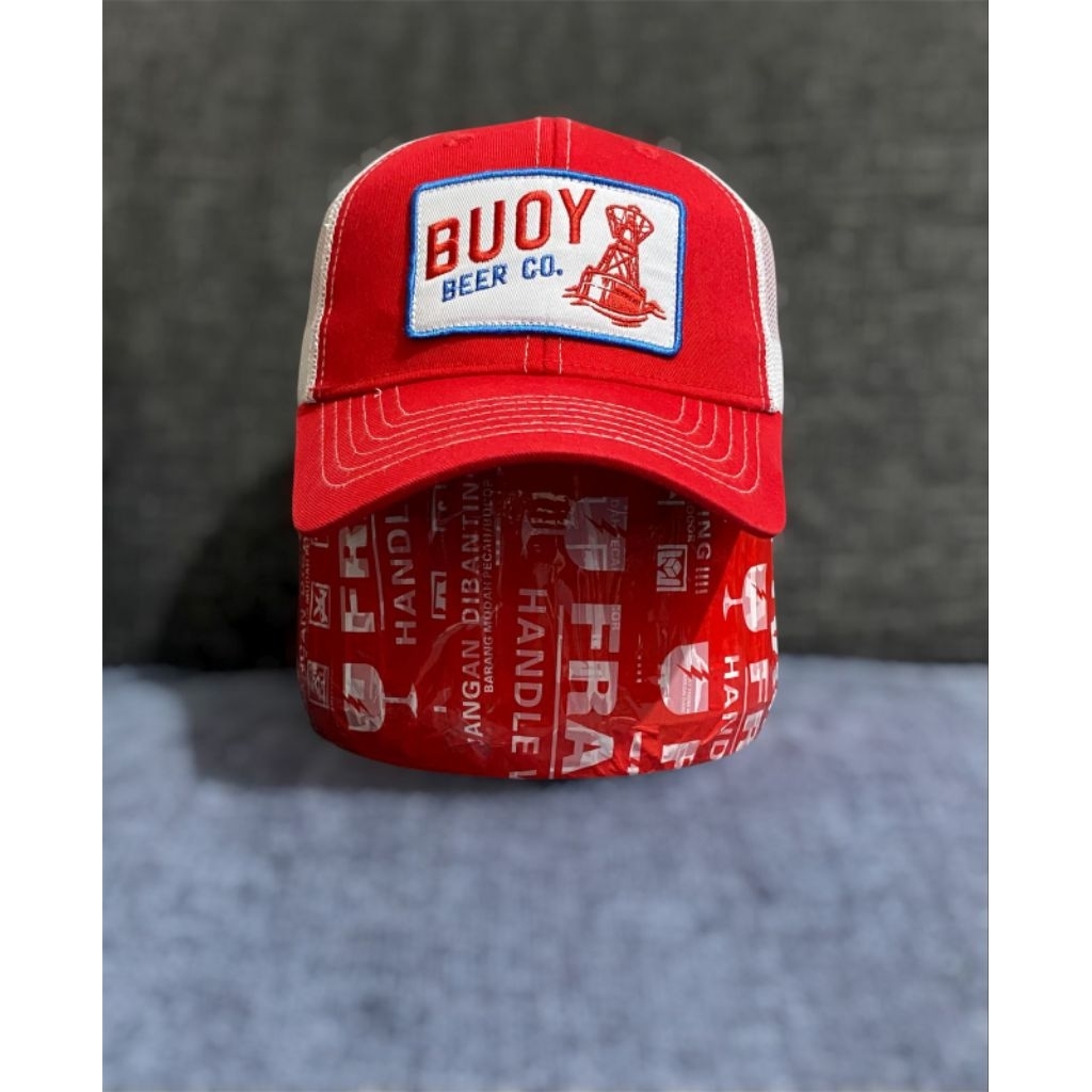 Topi Trucker jaring Buoy Beer Co. x Brewery Branding Co. PDX Ori Second