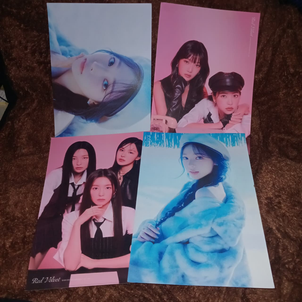 Poster A4 Season Greeting 2022 SG22 Karina aespa Red Velvet Joy Irene Yeri Wendy Seulgi SM entertaim