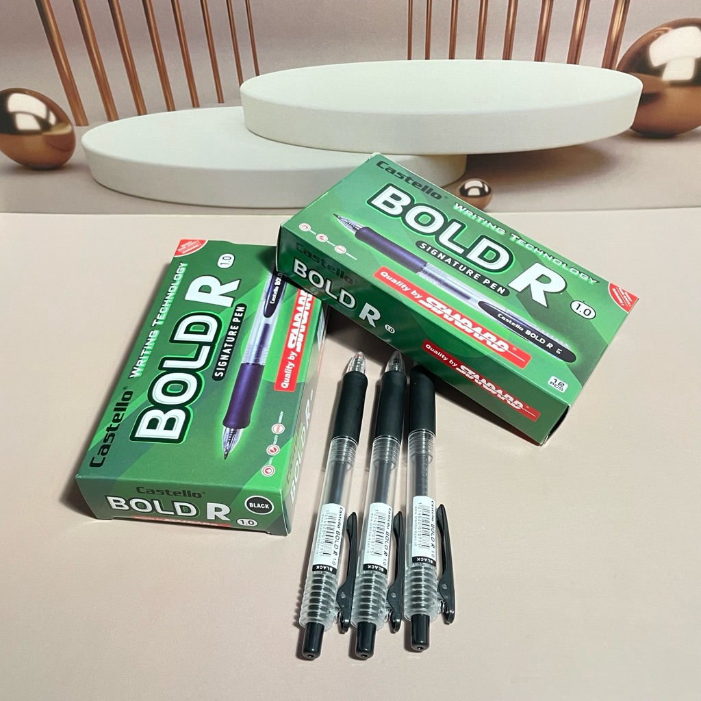 BOLPOIN STANDARD CASTELLO BOLD R 1.0mm (PULPEN BOLD R) BOLPEN CASTELLO BOLD R
