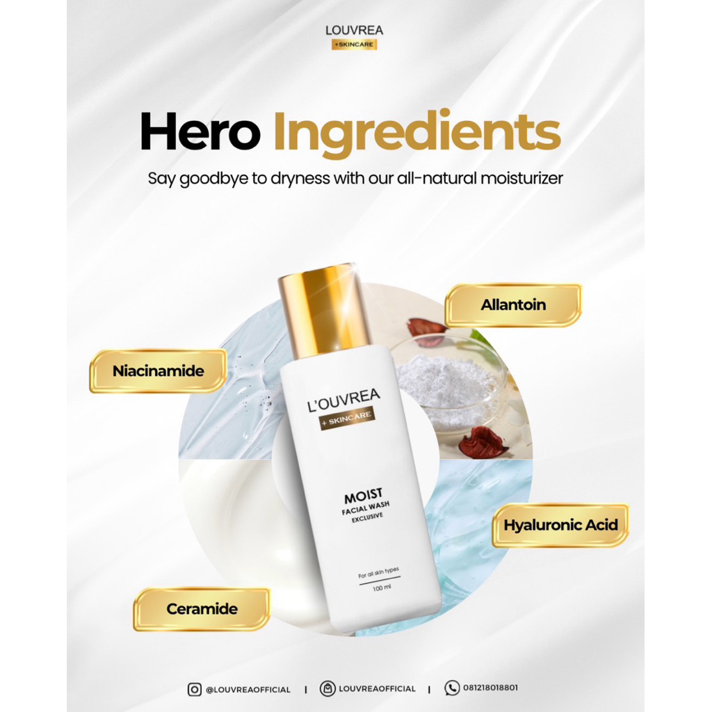 Facial wash exclusive By Louvrea skincare