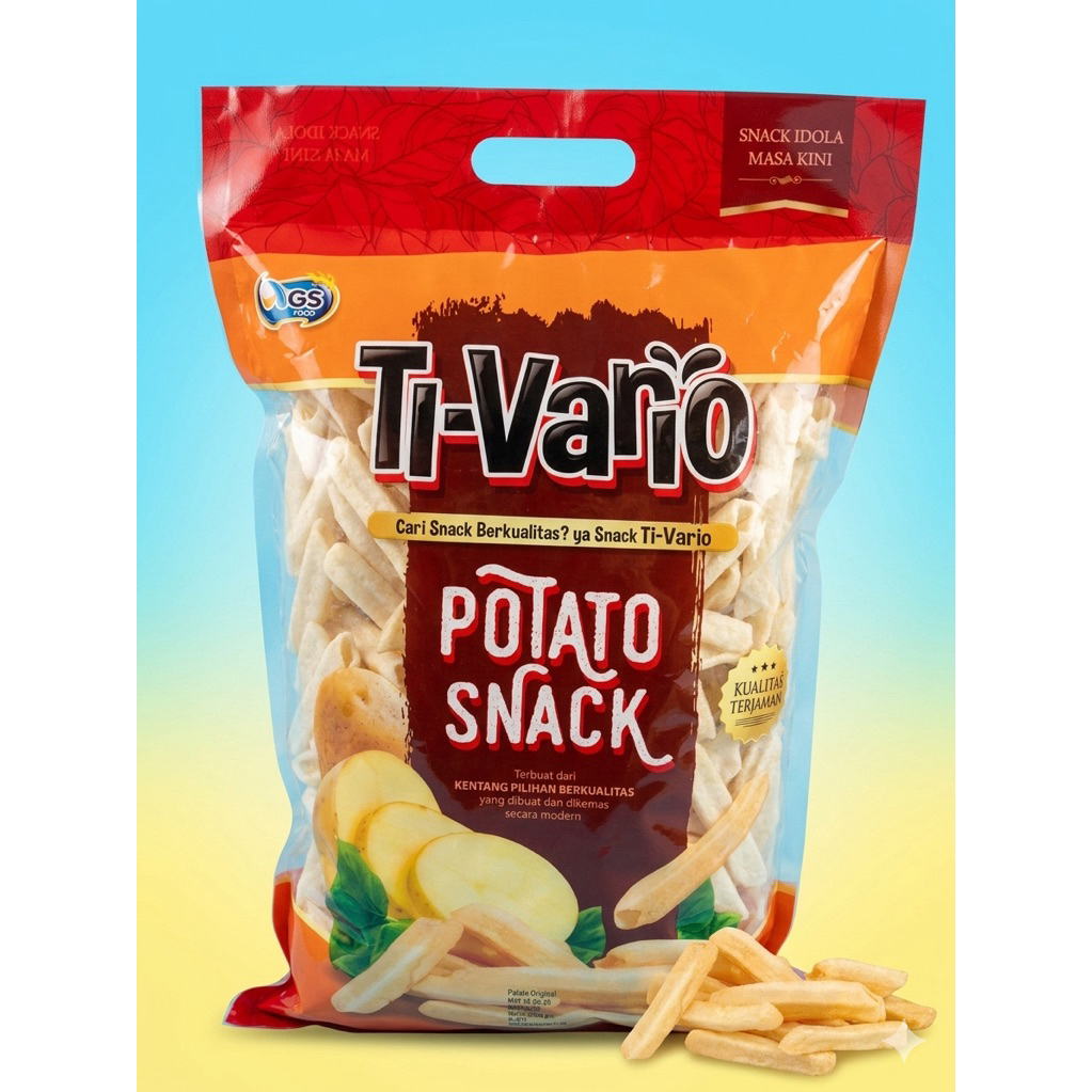 Ti-Vario Potato Snack Original 250 Gram