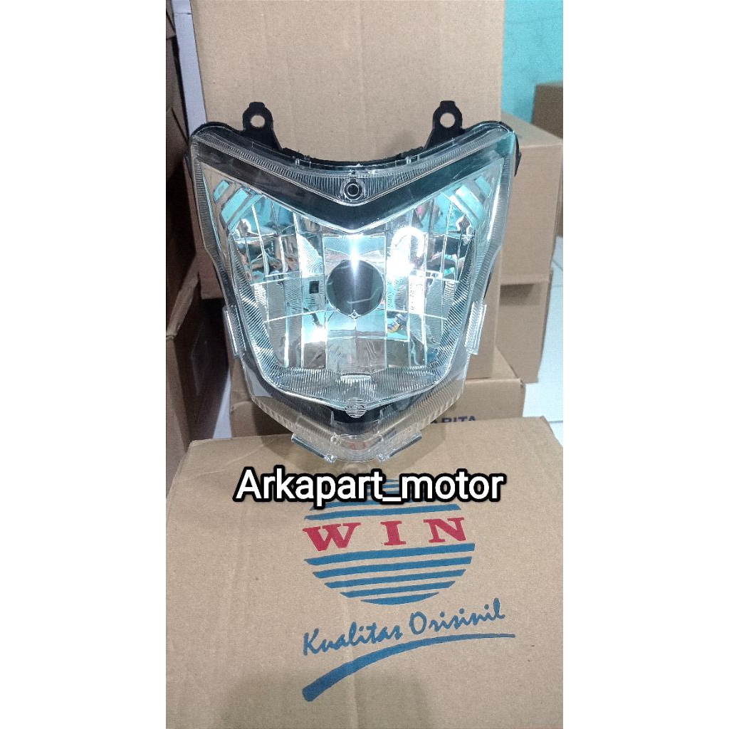 WIN - Headlamp Reflektor Honda CB 150 R Old Plus Mika Kualitas Terbaik