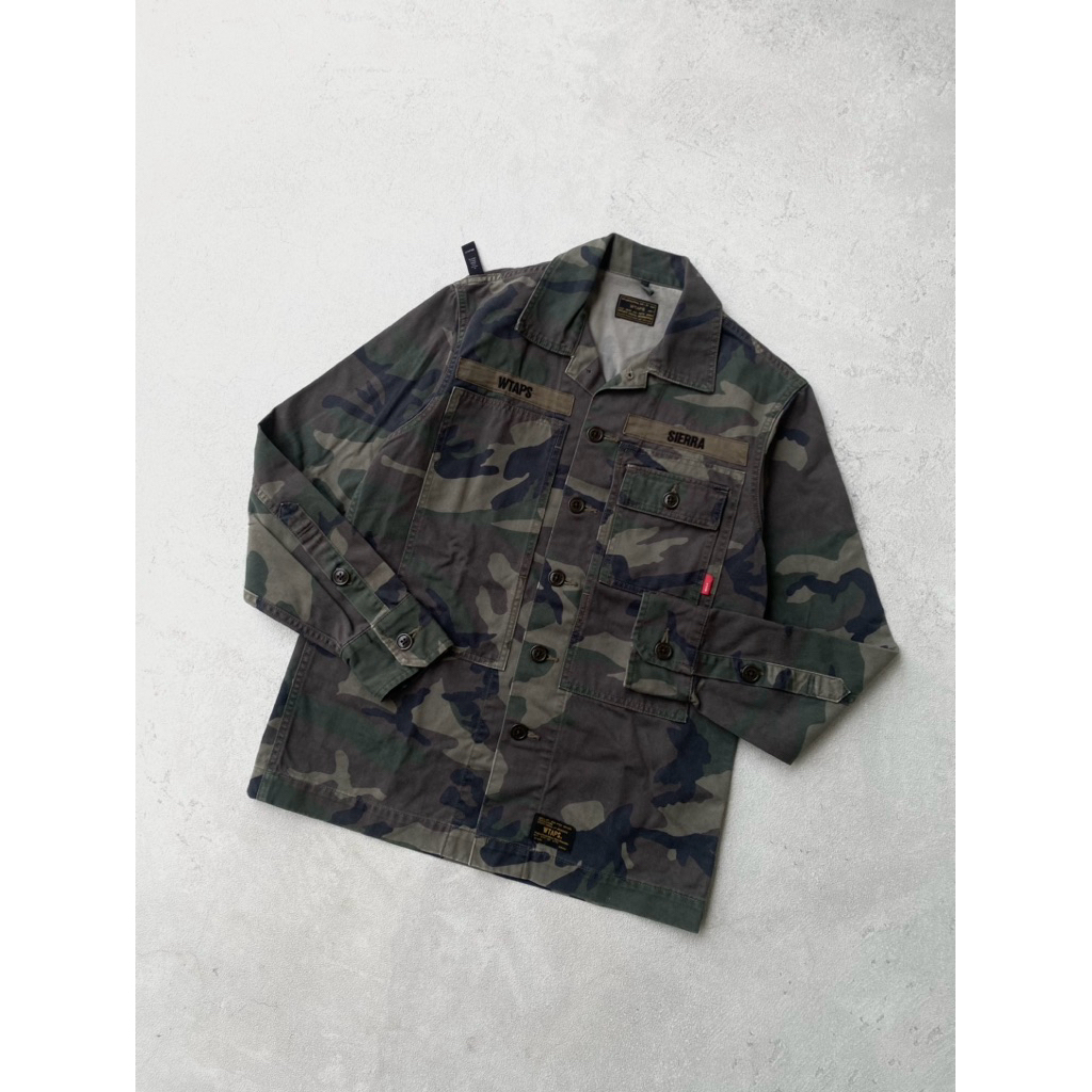 WTAPS L/S HBT Sierra Shirt - Camouflage