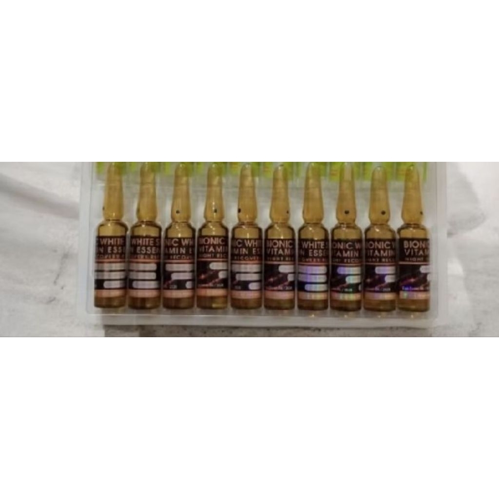 Bionic white skin essence 10 ampul tampa box termurah