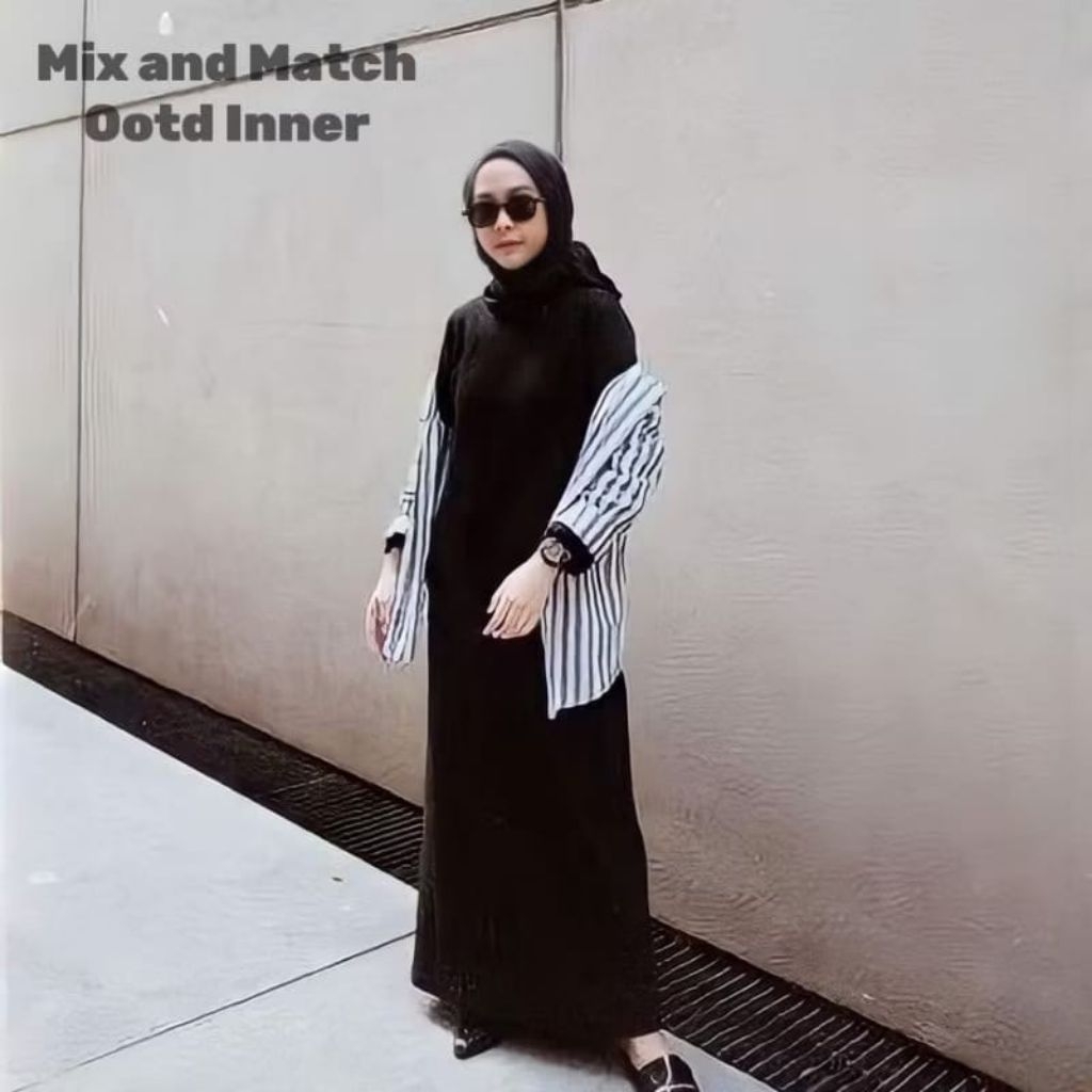 Inner Dress Lengan Panjang