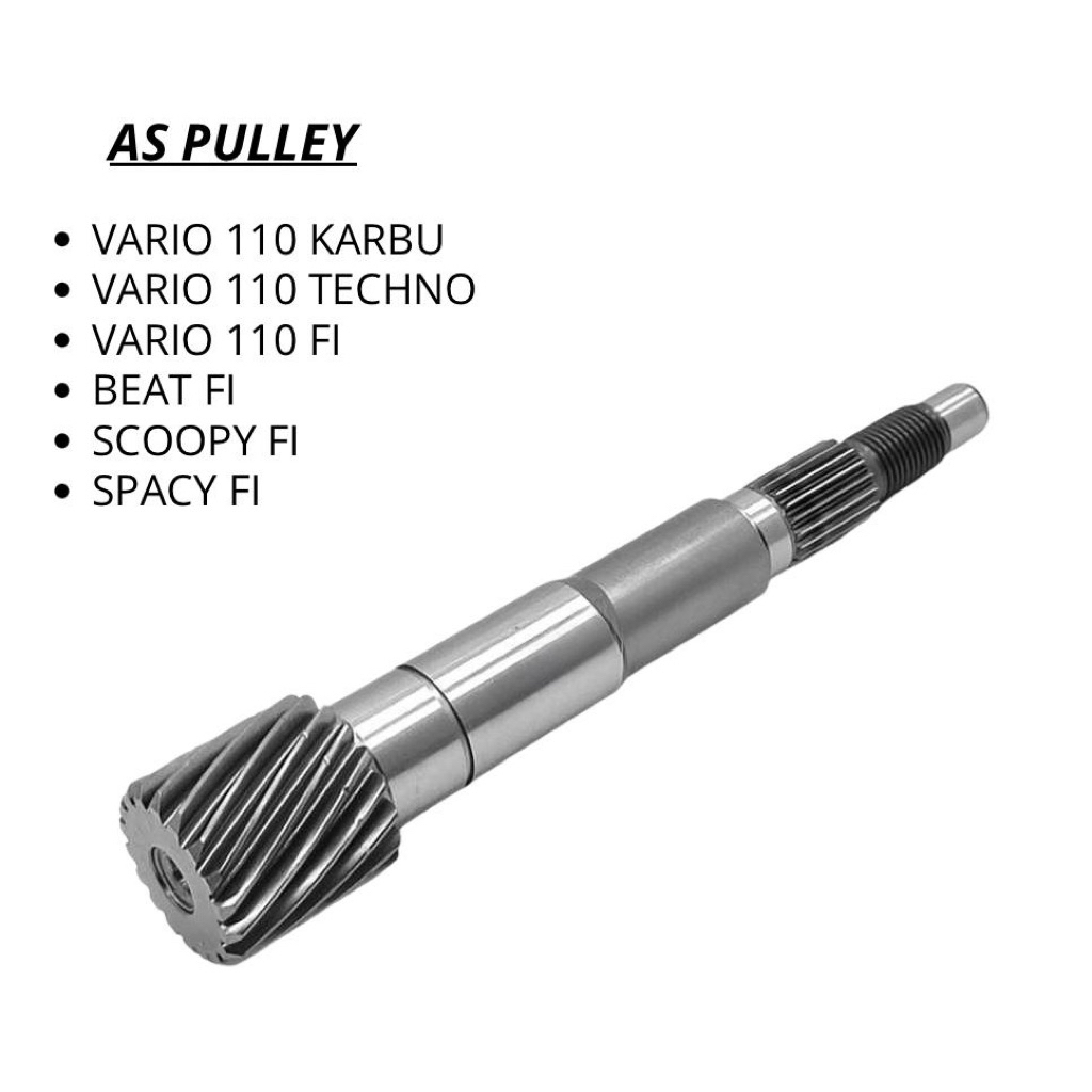 AS PULLEY VARIO 110,BEAT FI,SCOOPY FI,SPACY FI