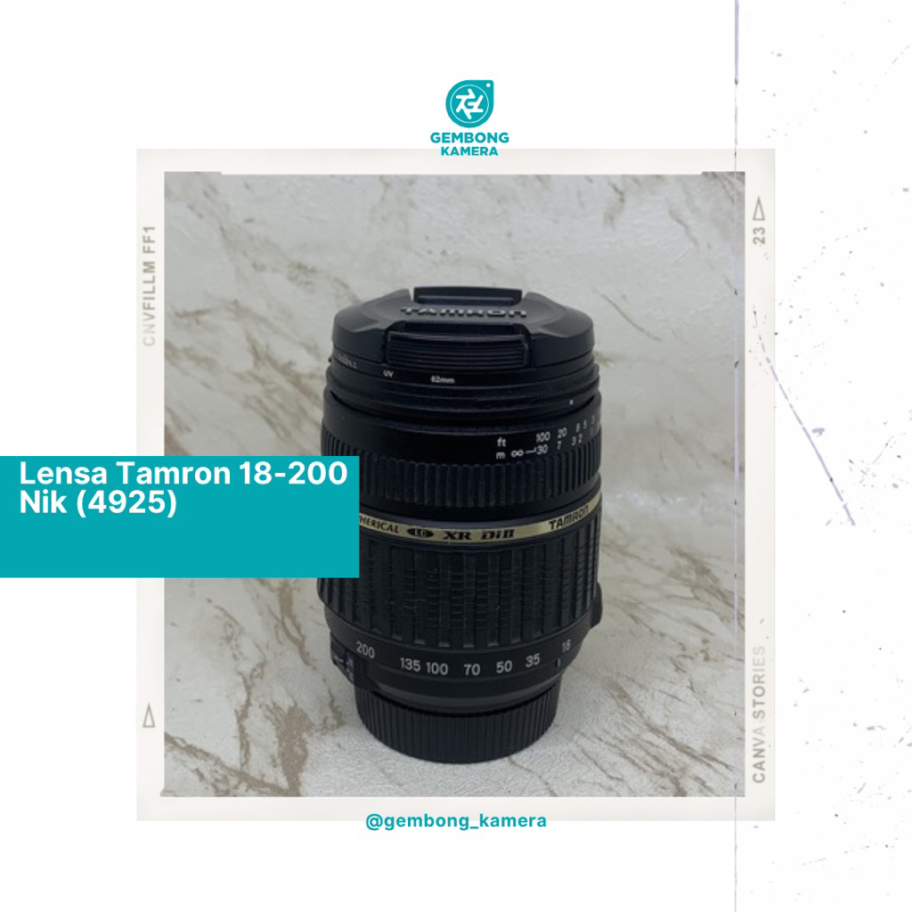 LENSA TAMRON 18-200 NIKON MURAH MANTAP (4925)