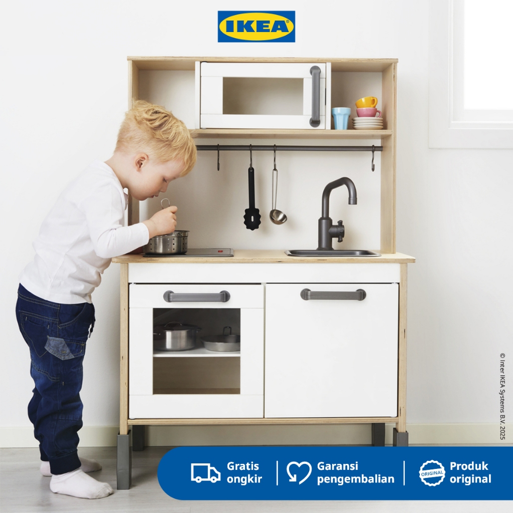 IKEA DUKTIG Mainan Anak Dapur Kayu 72x40x109 cm