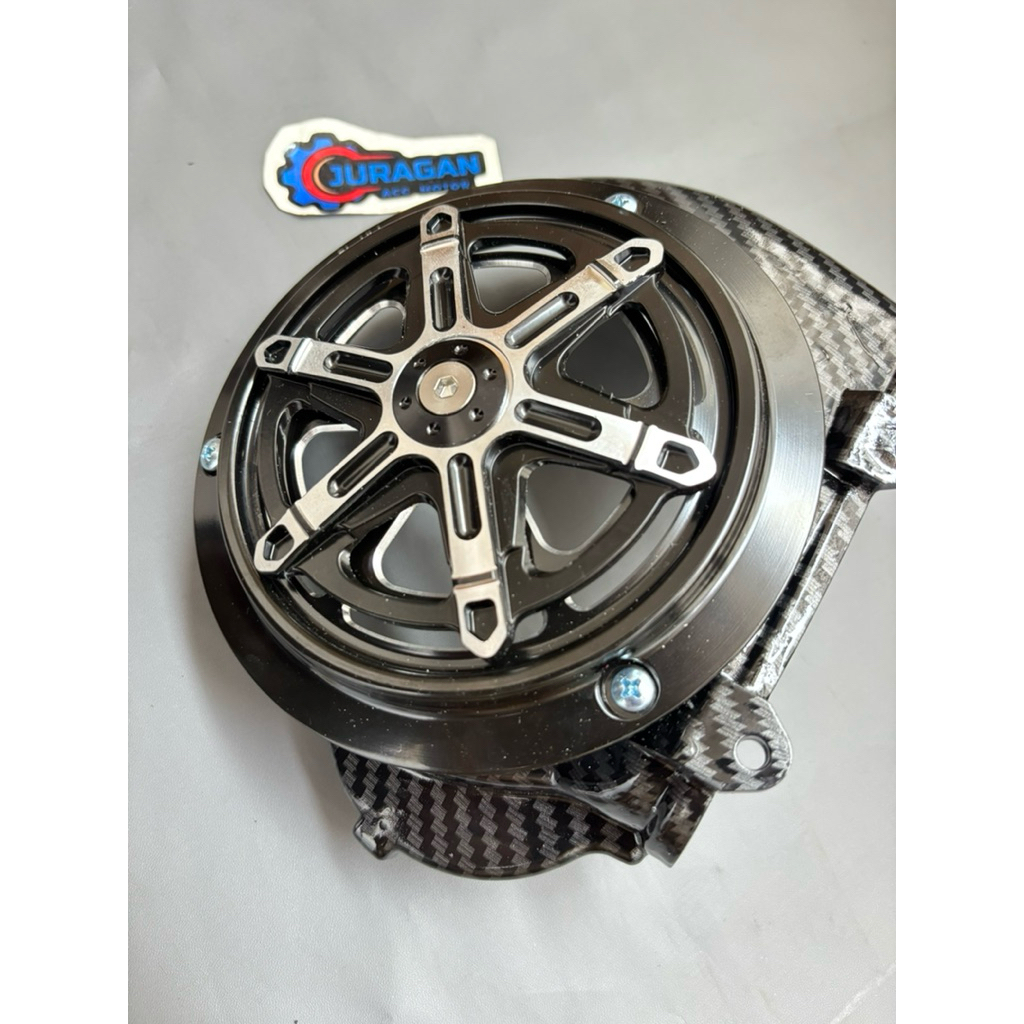 Tutup Kipas Spiner model bintang Beat FI 2012 Cover Kipas Beat FI Scoopy FI Spacy FI Starter Kasar 2