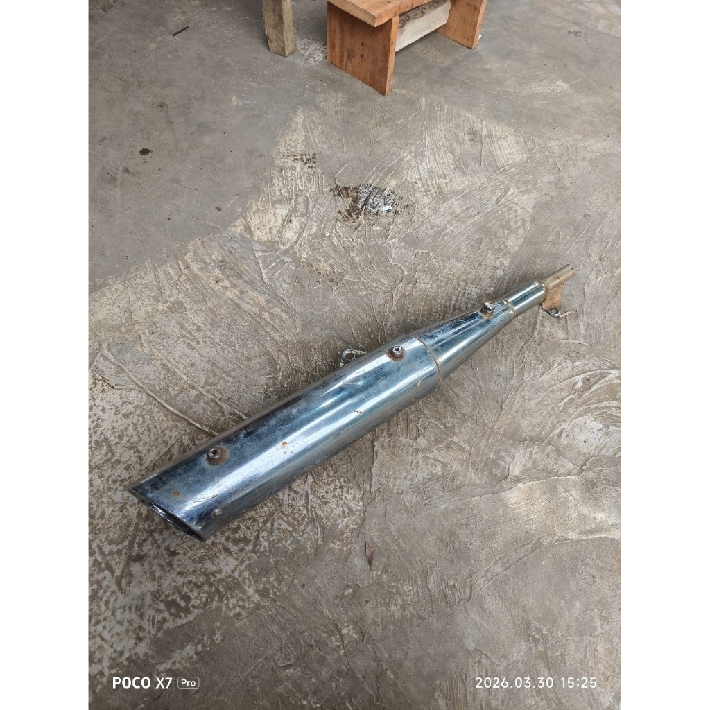 slencer slenser tutup knalpot karisma x d supra x125 125 old lama original ori asli second