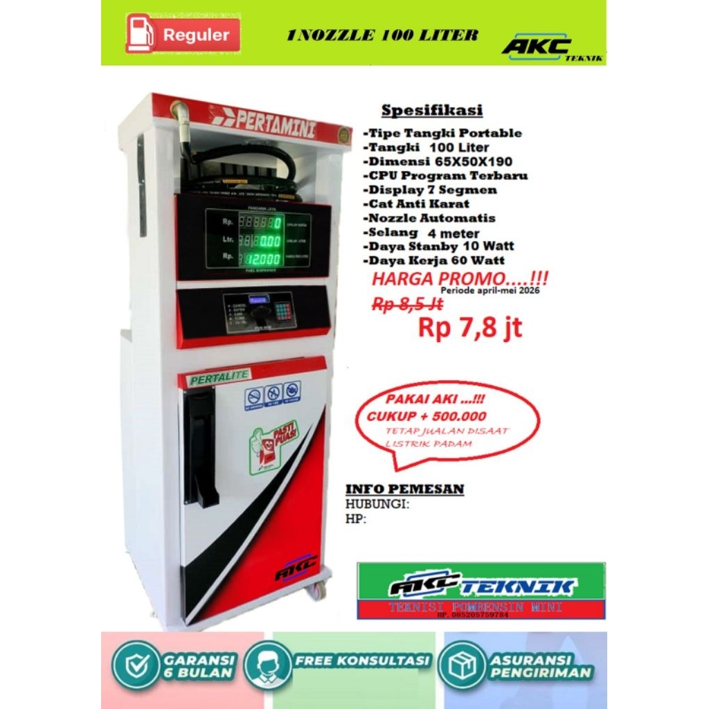 PERTAMINI DIGITAL 100L DP 3jt grade A