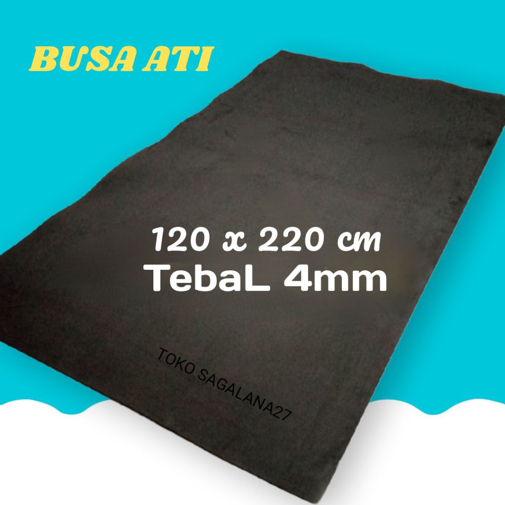 BUSA ATI SPON EVA tebal 4mm busa keras