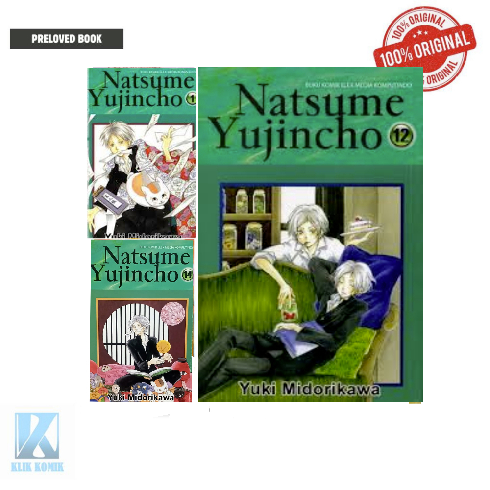 Komik Manga Natsume Yujincho Yuki Midorikawa Satuan Terbitan Elex Media Komputindo