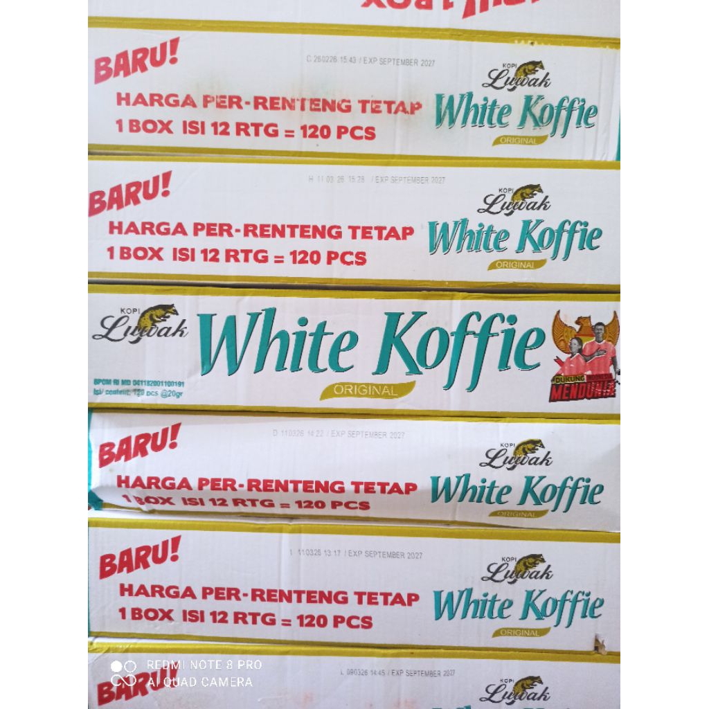 Luwak white koffie 1 dus 12 renceng