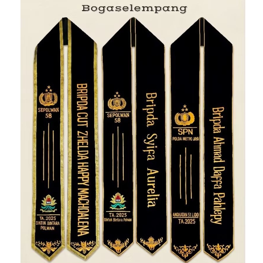 Selempang POLRI /(1 HARI JADI) Selempang Pelantikan POLRI