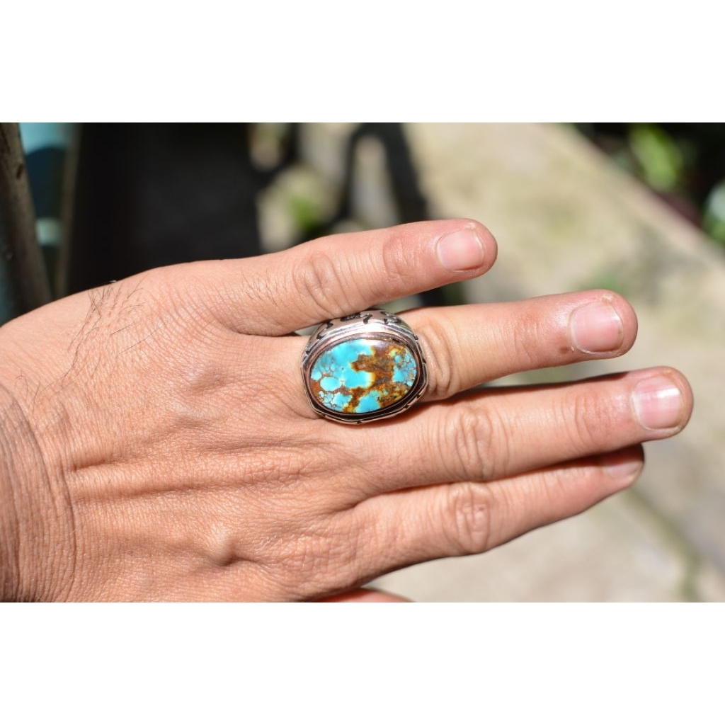 Batu Pirus ring perak